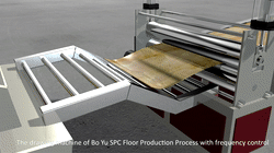 SPC Flooring Mat Production Machine