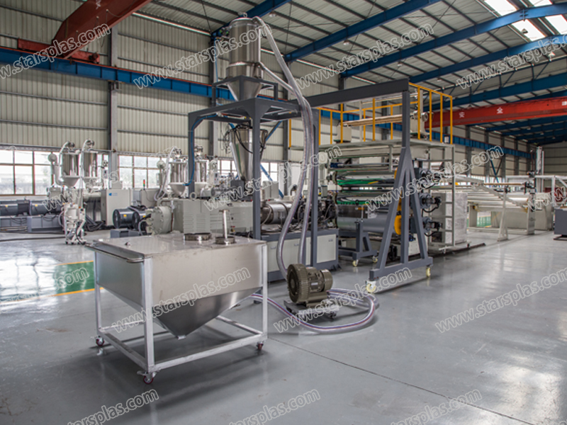 SPC Imitation Marble Wall Board Production Plant