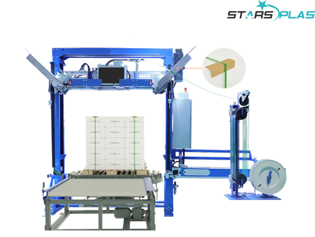 SMK300HJ Fully Automatic Intelligent Packaging and Corner Protection Machine